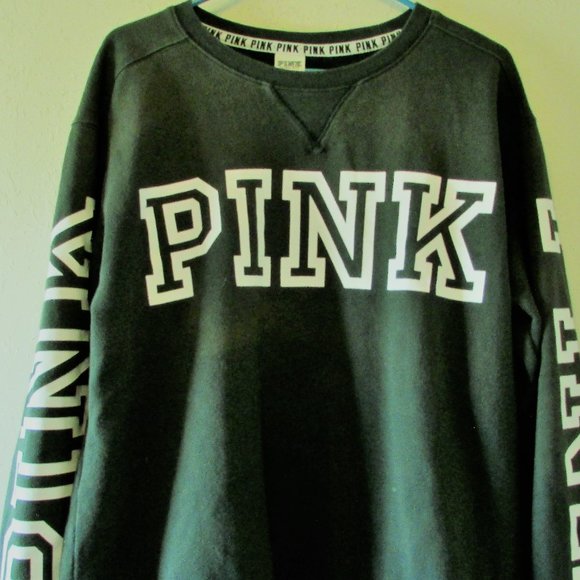 PINK Victoria's Secret Tops - VS Pink Green Long Sleeve Sweatshirt L